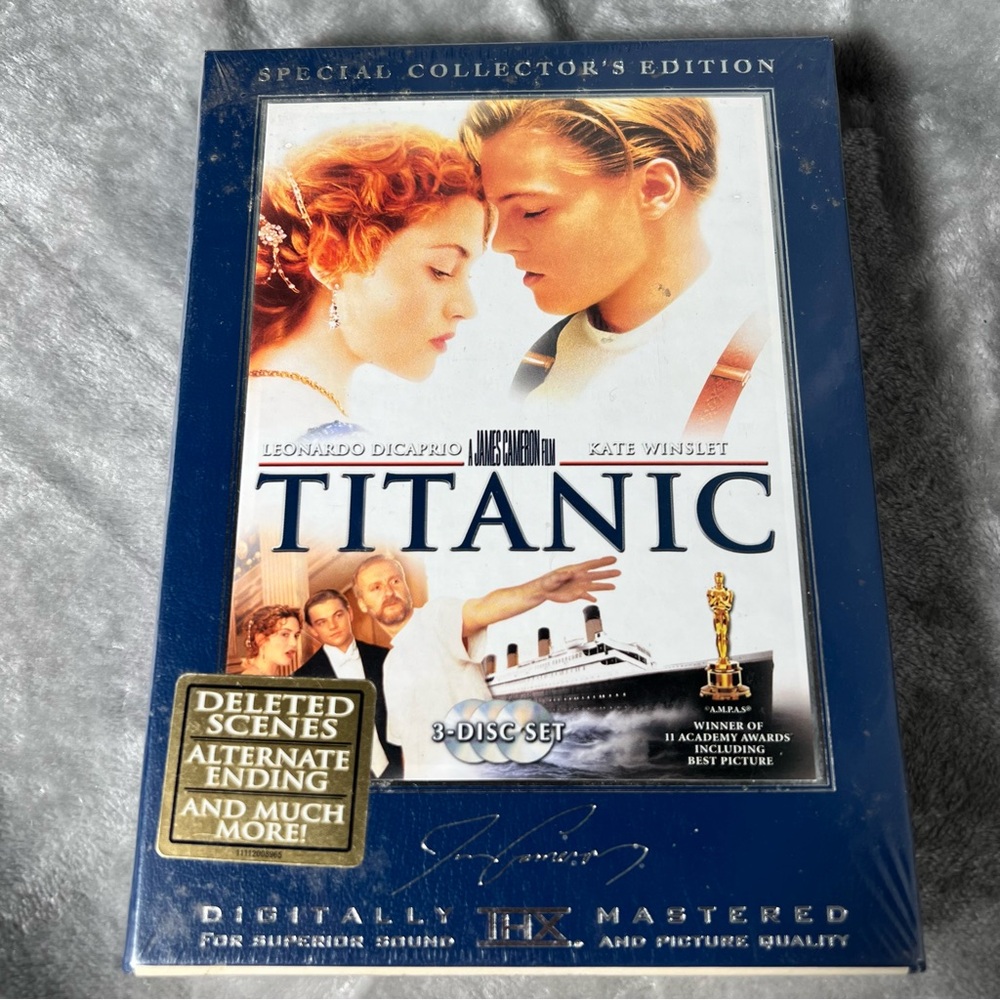 NIB 1997 Titanic DVD Special Collector's Edition Leonardo DiCaprio Kate WInslet